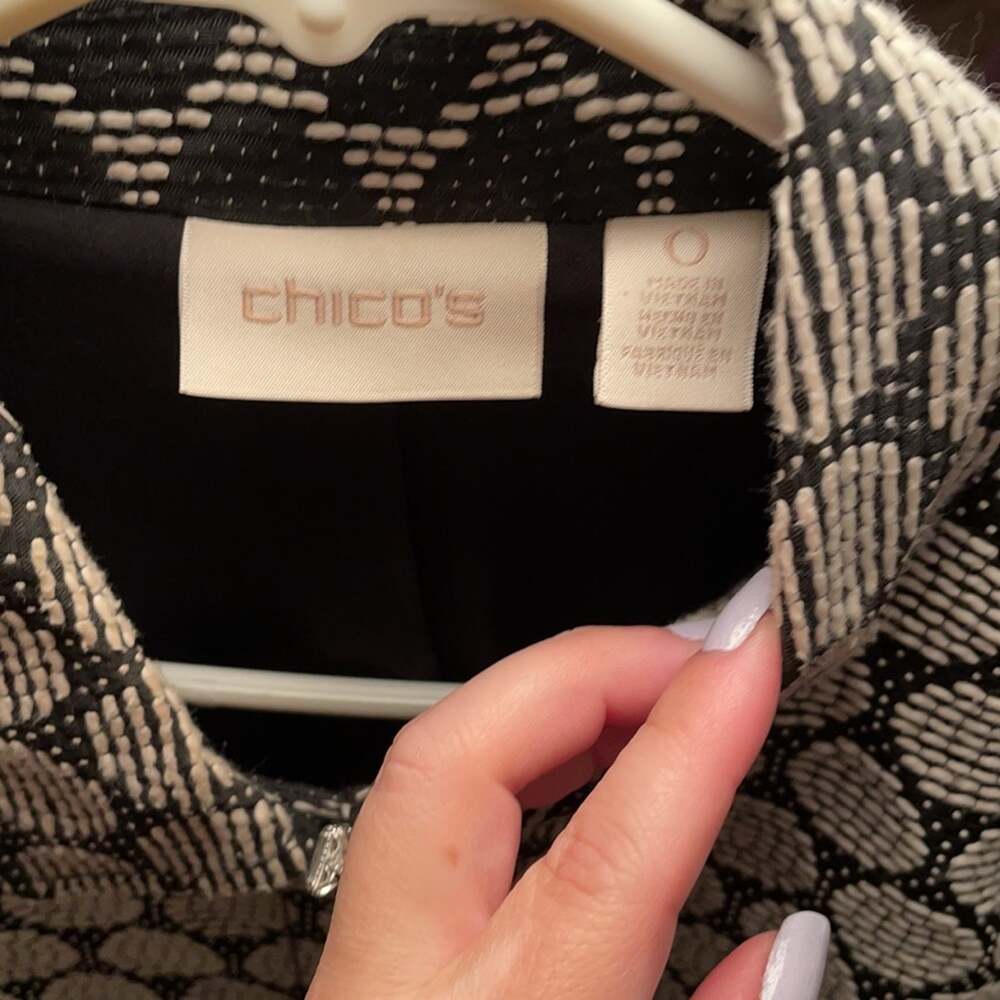 Chico’s jacket polka dot size 0 - Picture 4 of 4